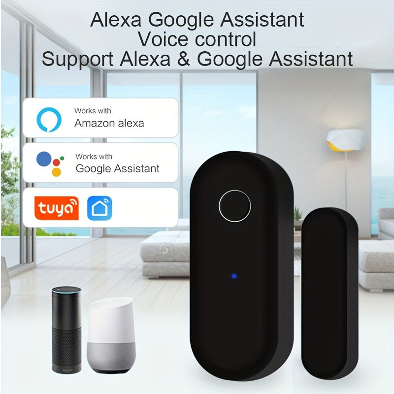 WiFi Door Window Sensor for Smart Home Compatible with Alexa and Google Assistant