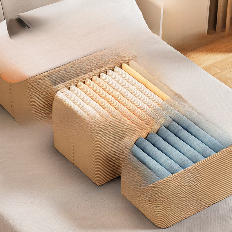 Fabric Storage Bins with Handles Stackable Home Organization Containers