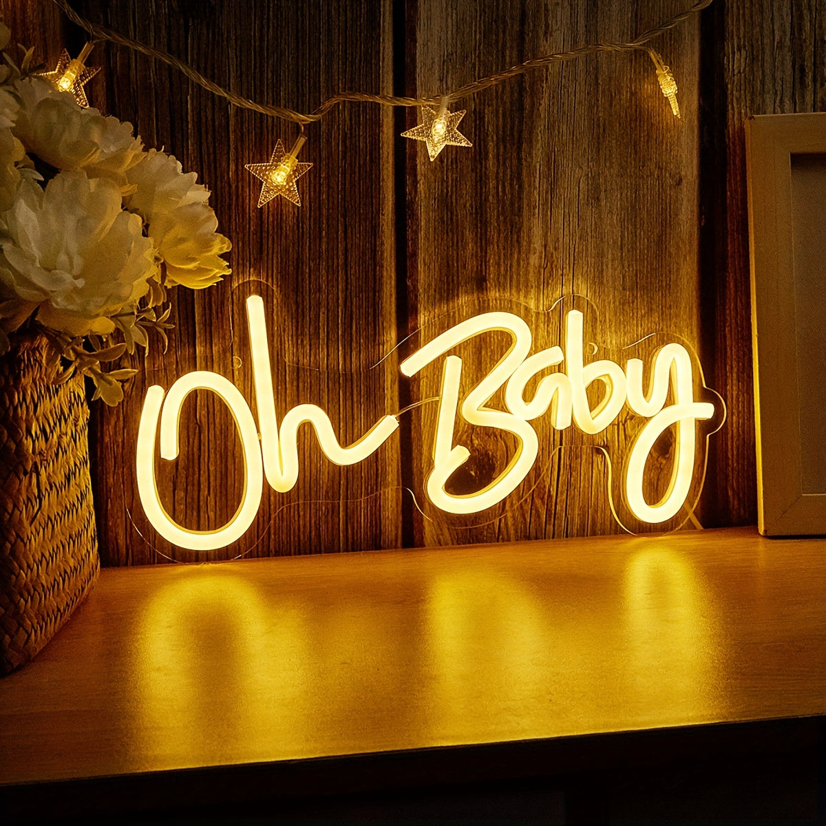 USB-Powered LED Neon Sign for Bedroom Party Wedding Decor