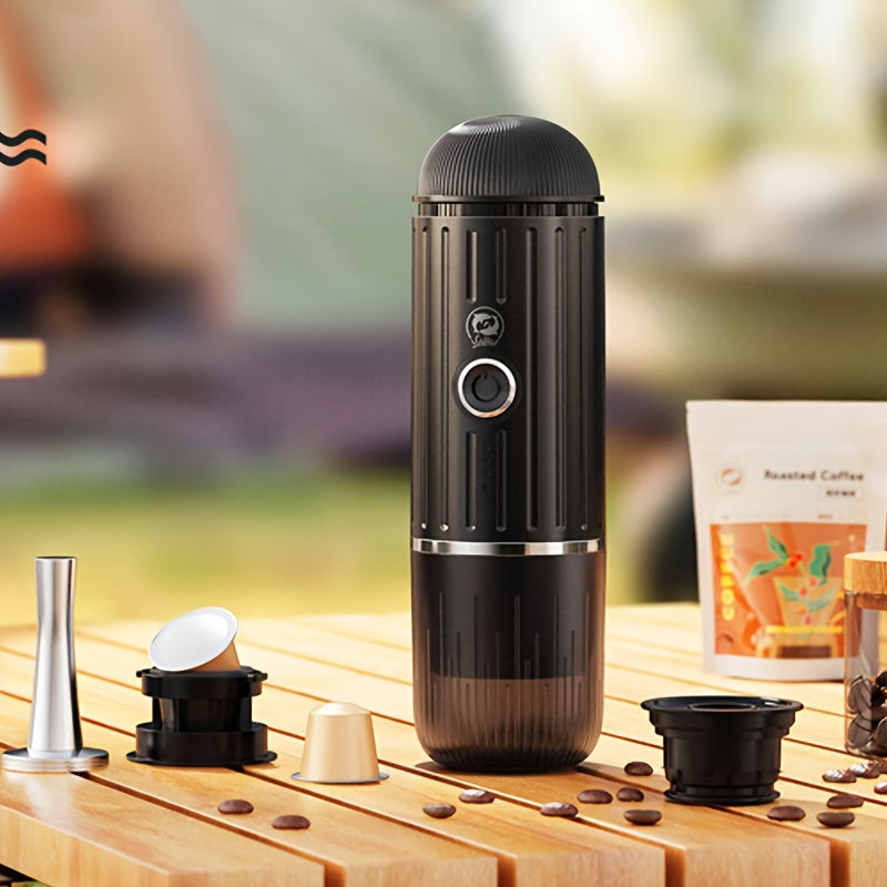 Portable Electric Espresso Maker for Travel Camping Office 0.5L 1900Kpa
