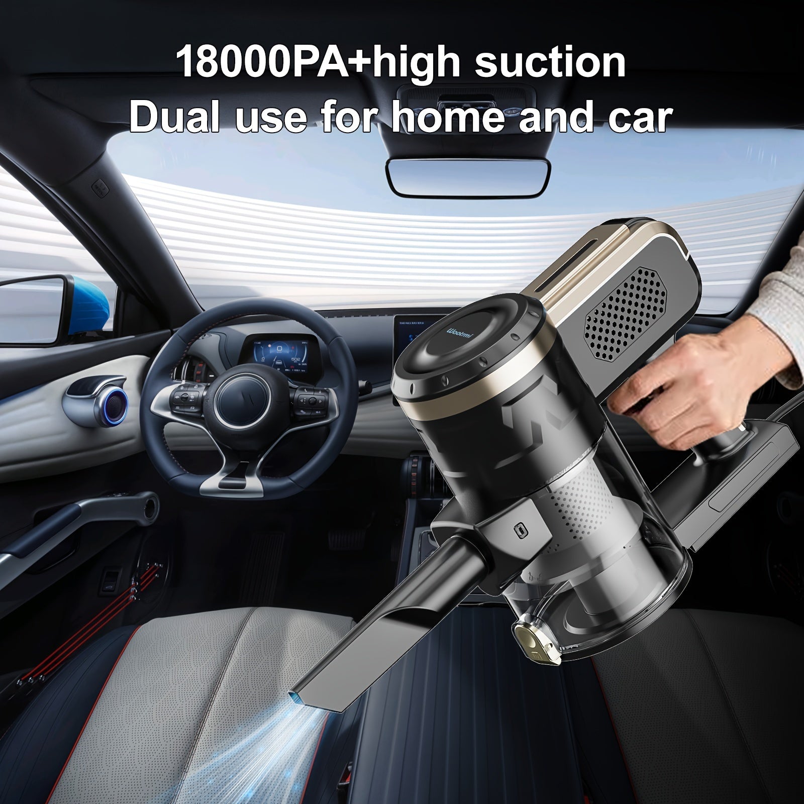 Corded Upright Vacuum Cleaner with 600W Power and 18KPa Suction