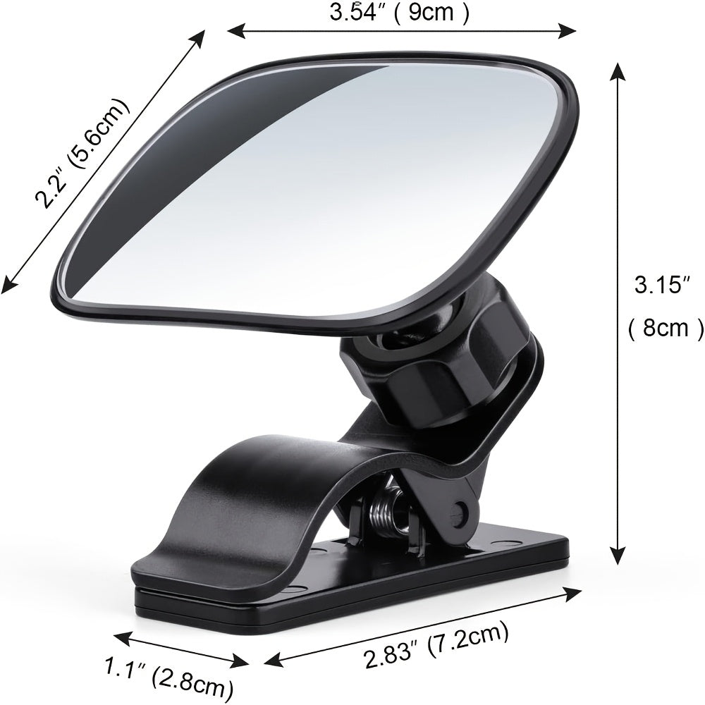 Shatterproof Convex Rear-Facing Car Mirror Made of ABS for Baby Monitoring