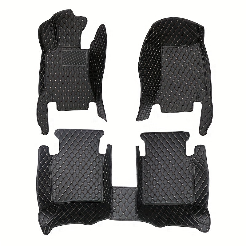 Car Floor Mat Luxury PU Leather Foot Pad for Atto 3 2022-2024 Auto Interior