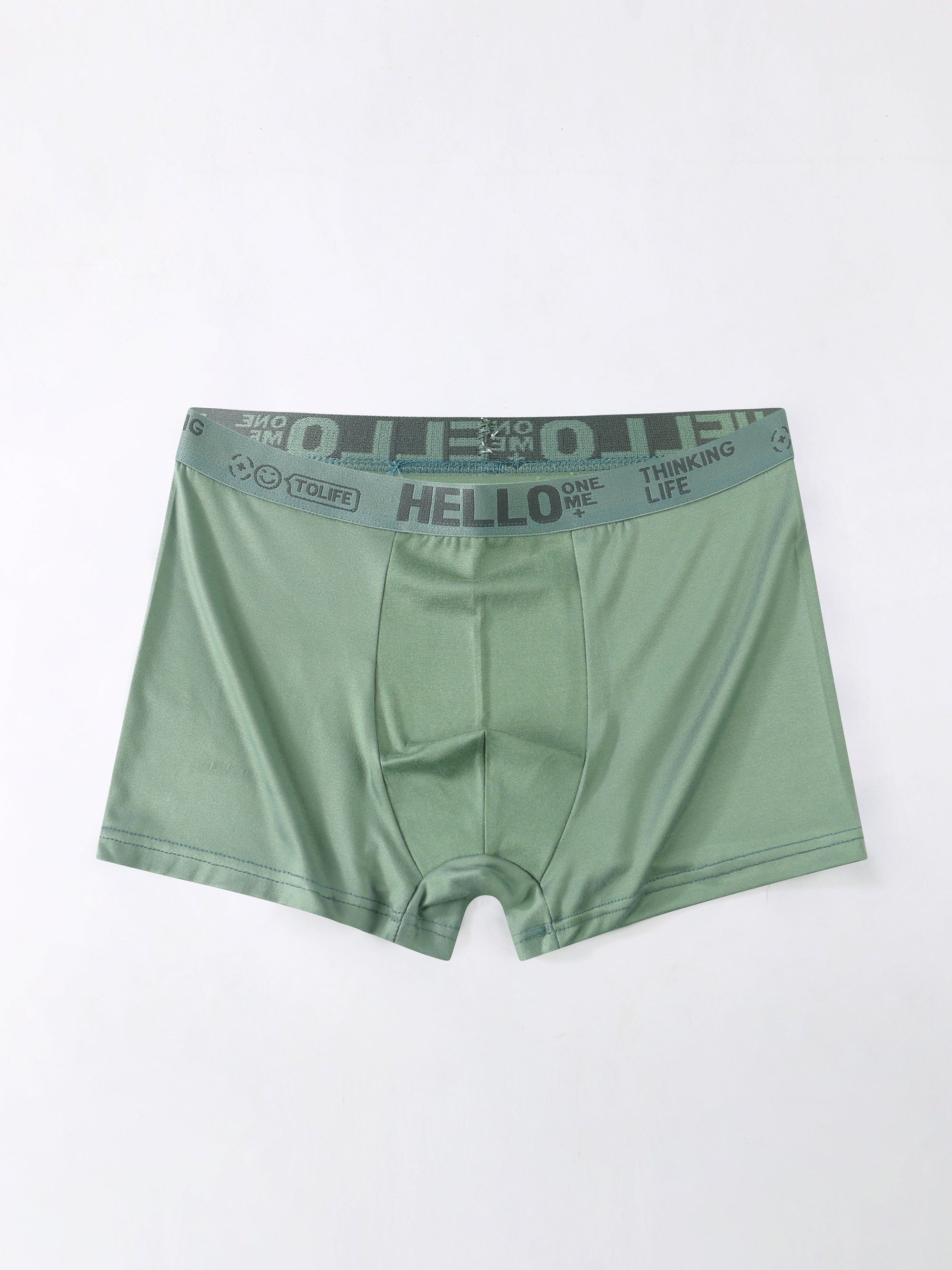 Men's Breathable Polyester Spandex Shortie Underwear for Daily and Sports Use