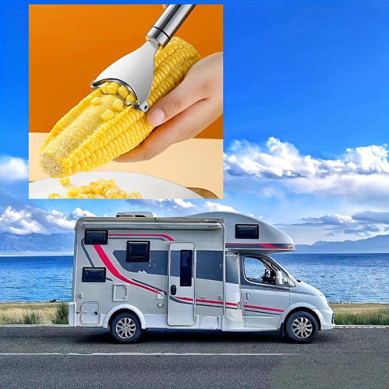 Stainless Steel Corn Peeler Thresher Separator for RV Kitchen