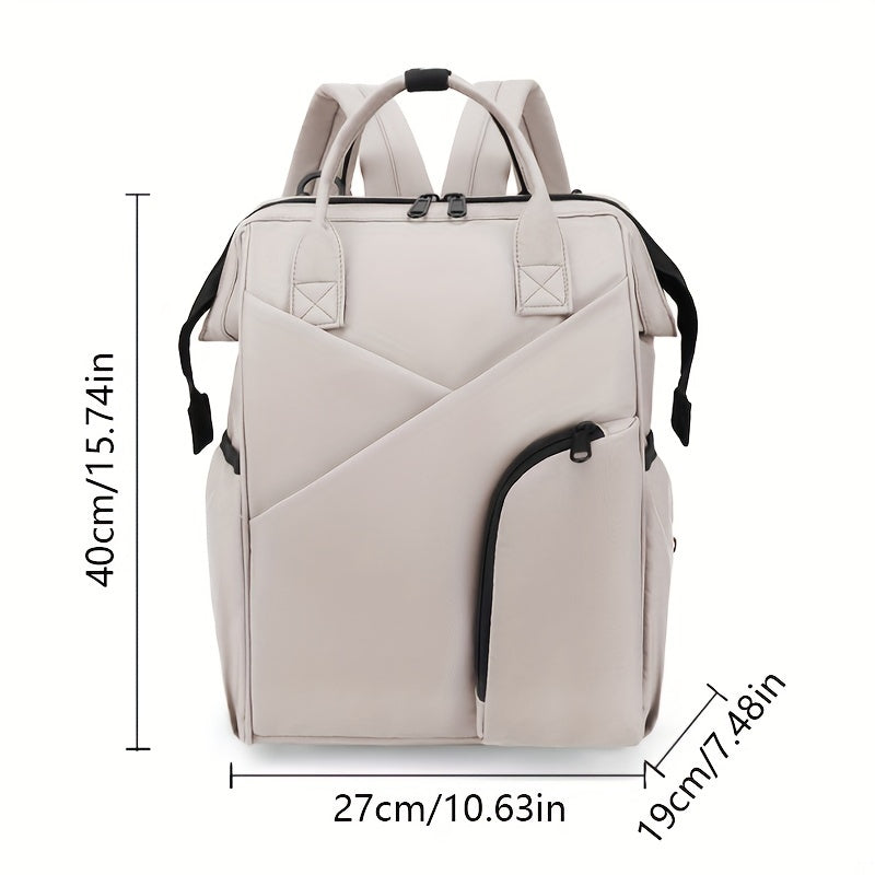 Diaper Bag for Moms Water-Resistant Stroller Attachment Large Capacity Stylish Backpack