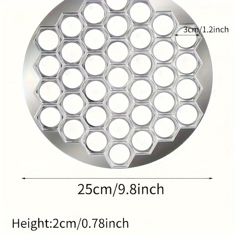 Aluminum Dumpling Maker 37 Holes for Homemade Dough and Pastries Kitchen Tool