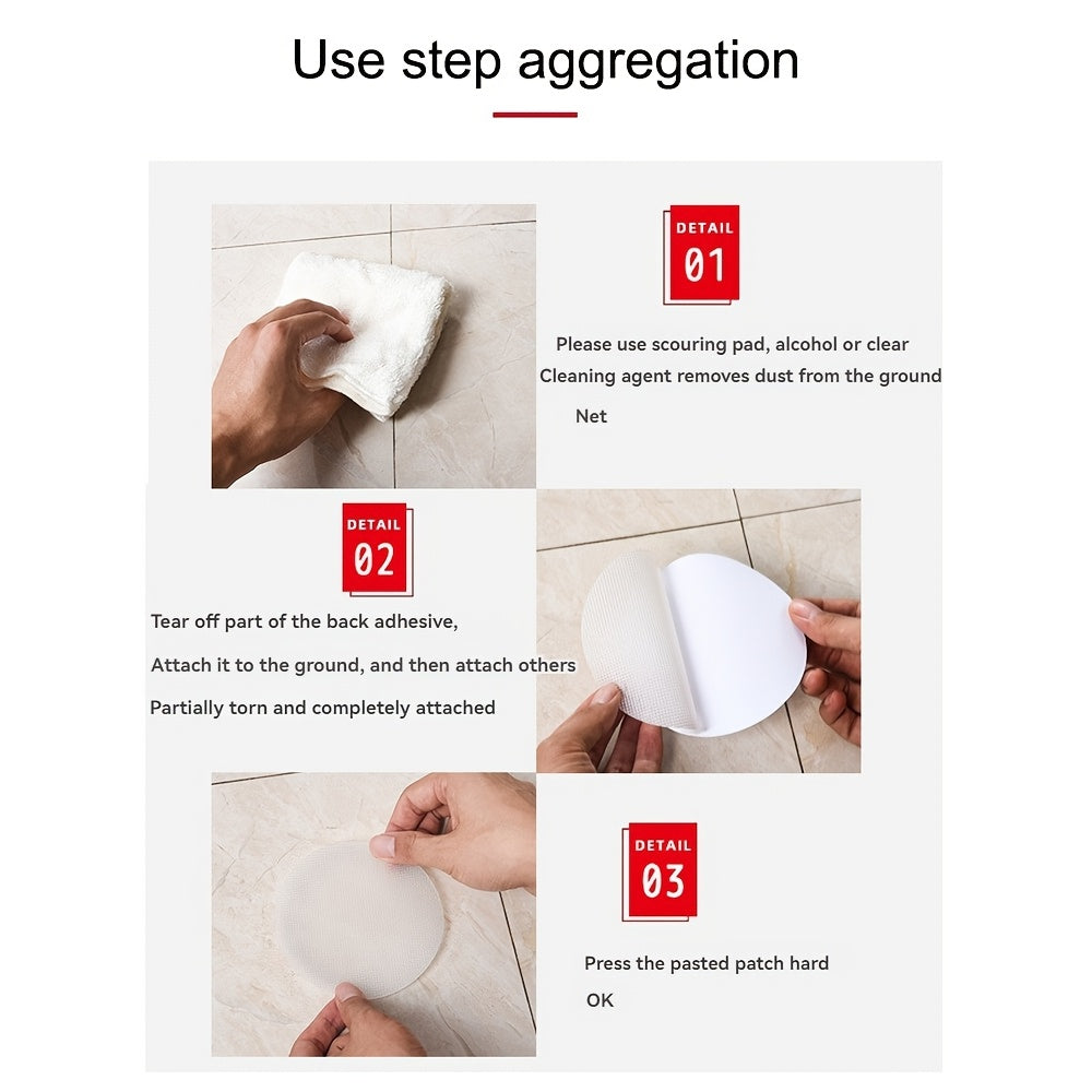 Transparent Safety Tape Set for Bathtub Non-Slip Strips with Scraper