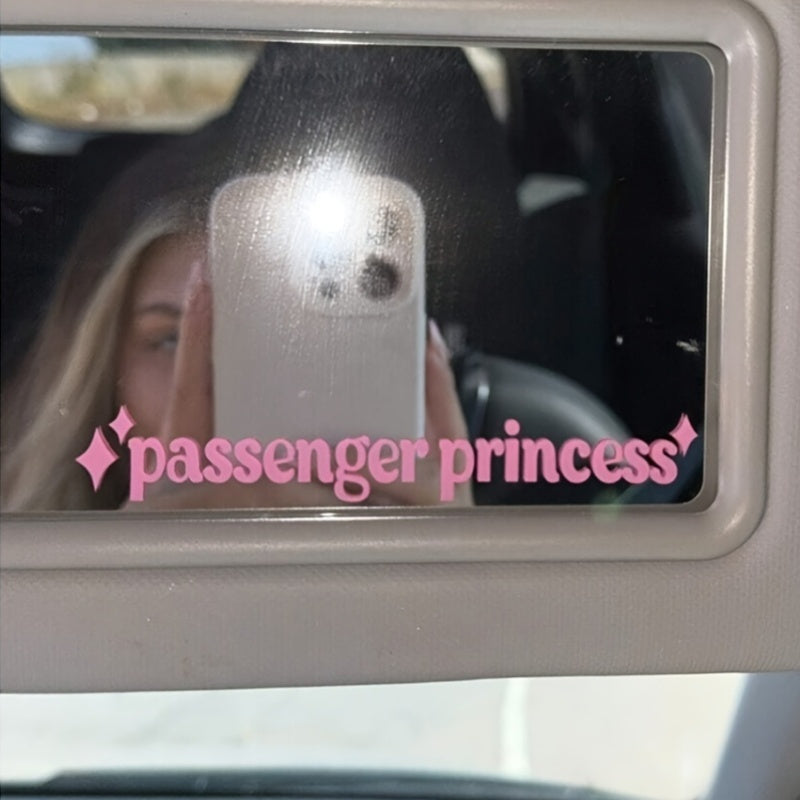 Passenger Car Mirror Decal PVC Universal Decorative Interior Accessory
