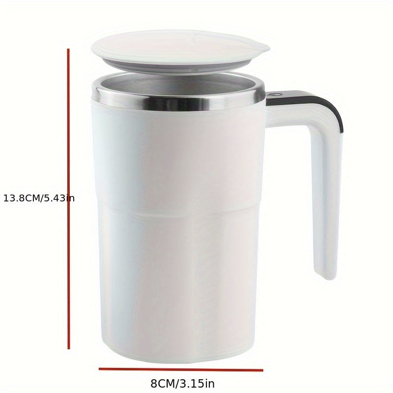 Portable Stainless Steel Electric Coffee Mug with Temperature Display