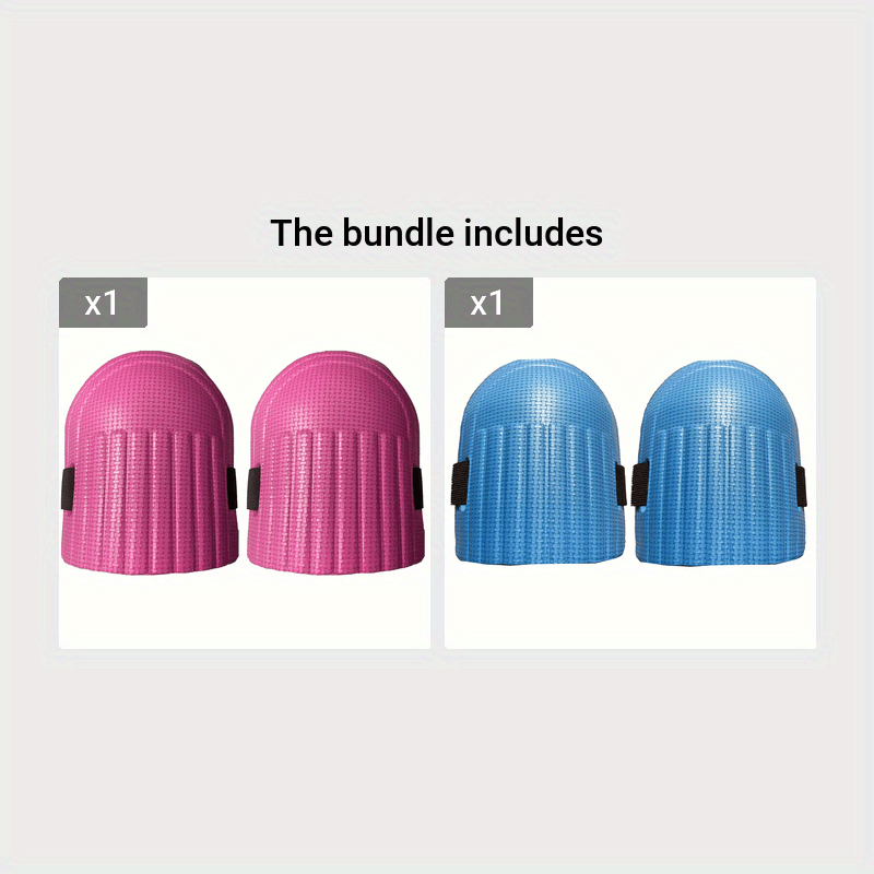 Set of 2 Soft Foam Gardening Knee Pads for Comfort and Protection