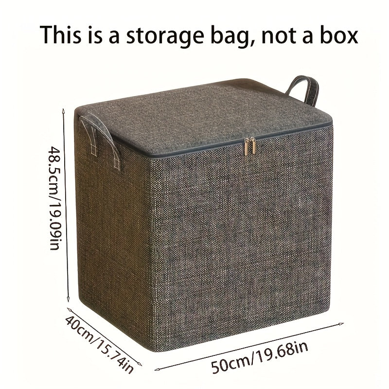 Suv o'tkazmaydigan mato saqlash sumkasi, katta kiyimlar tashkilotchisi, qopqog' bilan, 109.78L chang o'tkazmaydigan