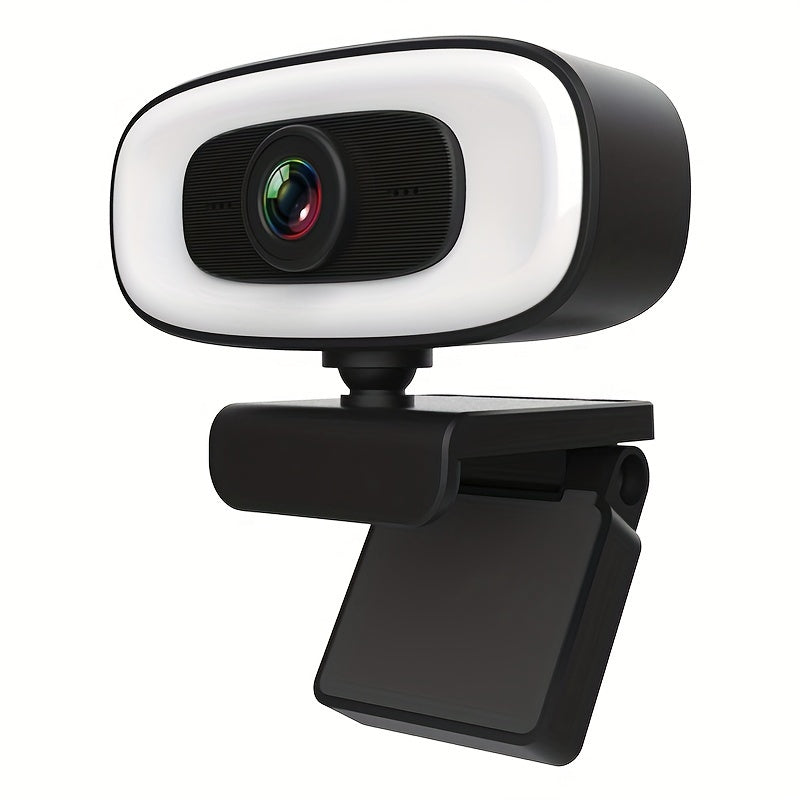 4K Ultra HD Webcam with Auto Focus Built-in Microphone and 360° Rotating Base