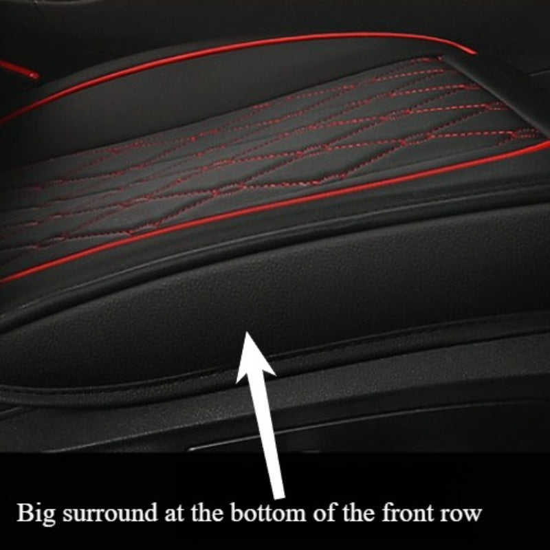 Universal Full Coverage SUV Seat Covers Waterproof Durable Black