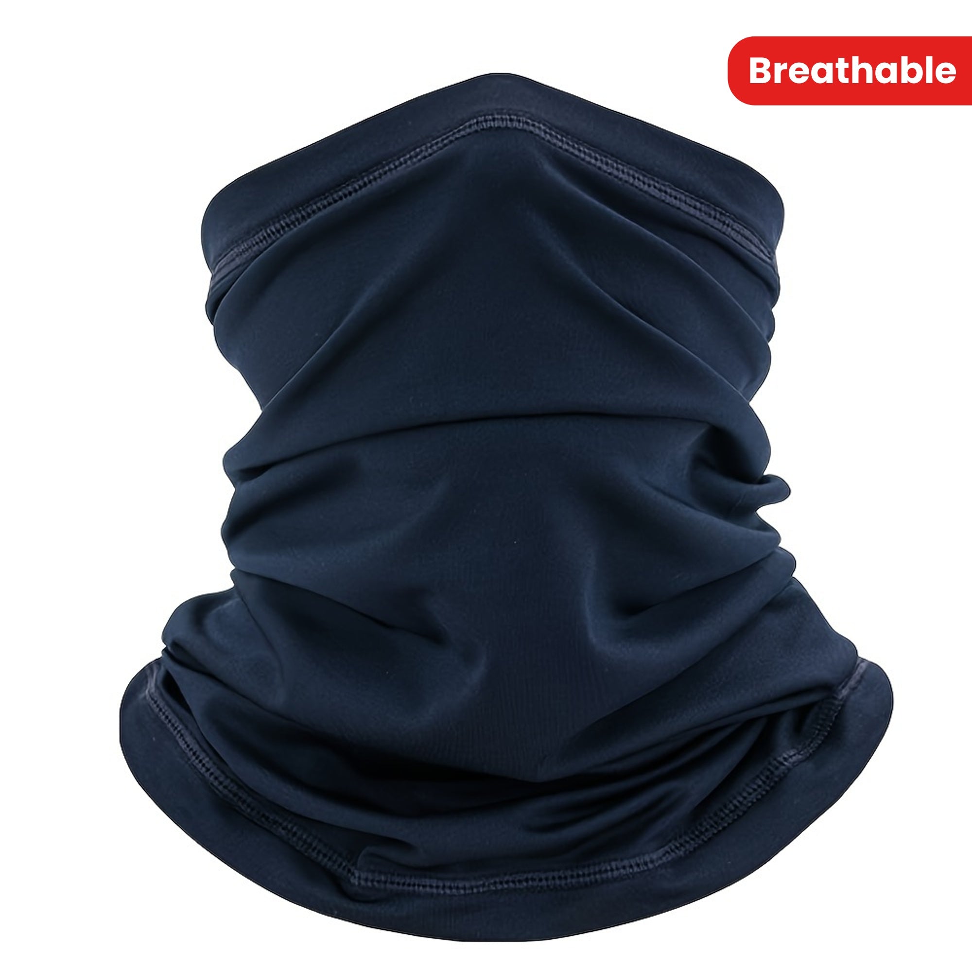 Gaiter facial de cuello reutilizable, transpirable y unisex para motocicleta
