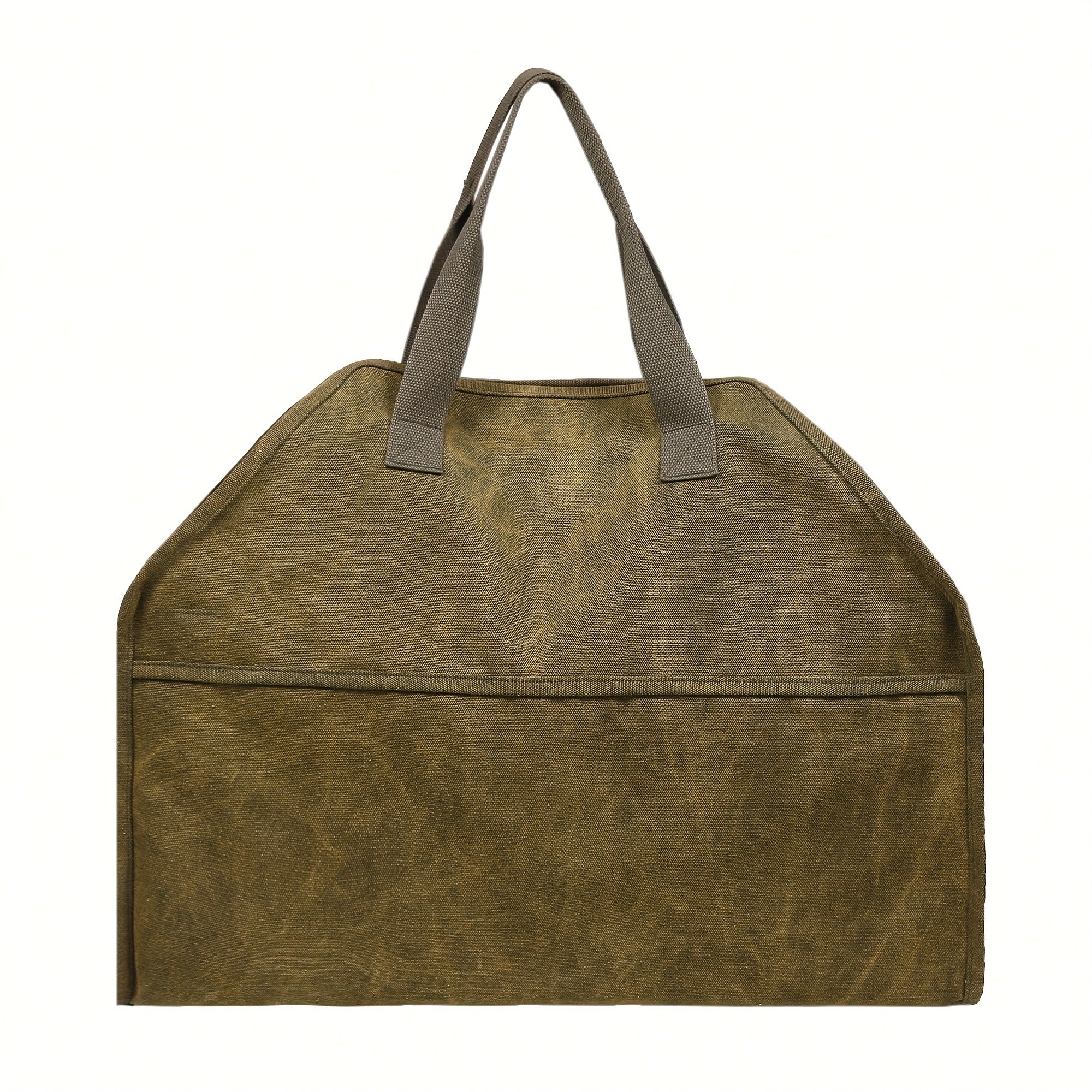 Sturdy Canvas Firewood Tote Outdoor Storage Bag for Heating and Cooling Supplies