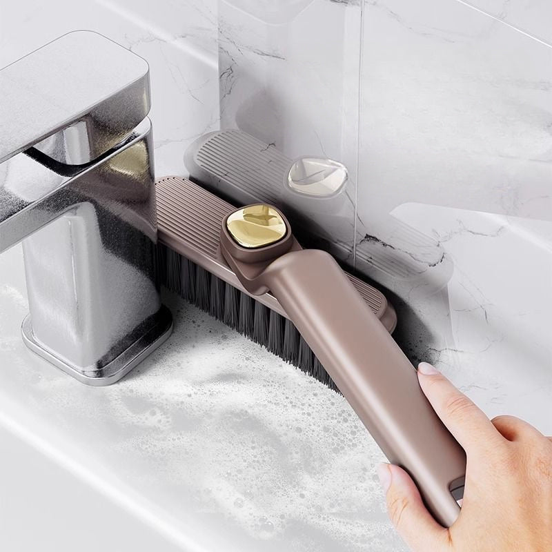 Set of 2 Versatile Cleaning Brushes for Shower, Glass, and Windows