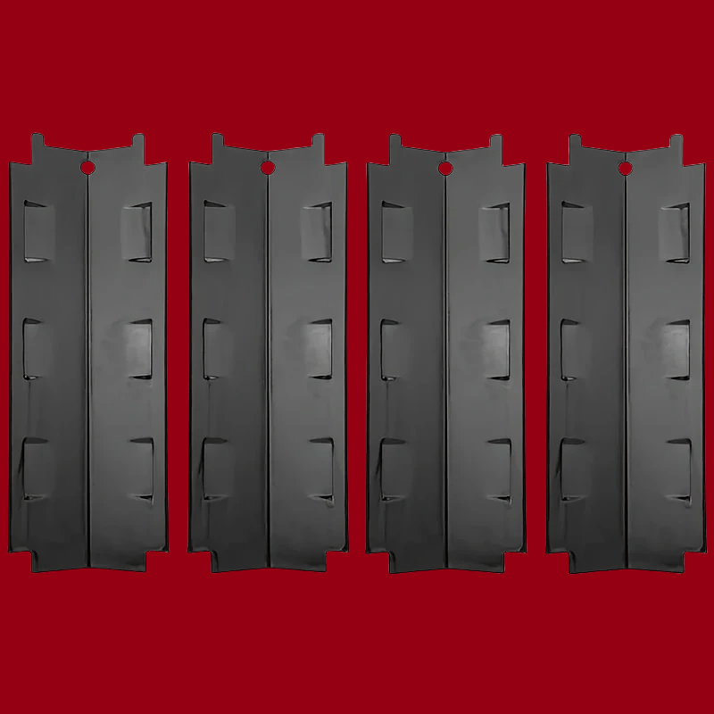 Universal issiqni himoya qilish uchun gaz grill uchun keramika po'latdan tayyorlangan, korroziyaga qarshi, issiqlikka chidamli