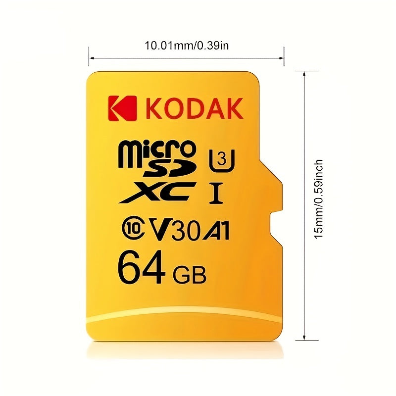 High-Speed Memory Card 64GB for Driving Recorders and Cameras Compatible with Mobile Phones and PCs