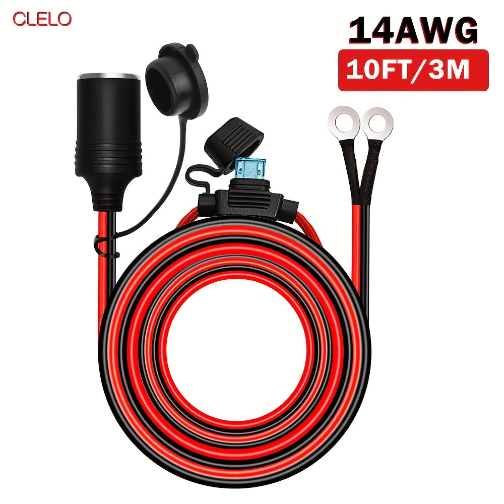 Car Female Power Outlet Extension Heavy Duty 12V 24V with Fuse