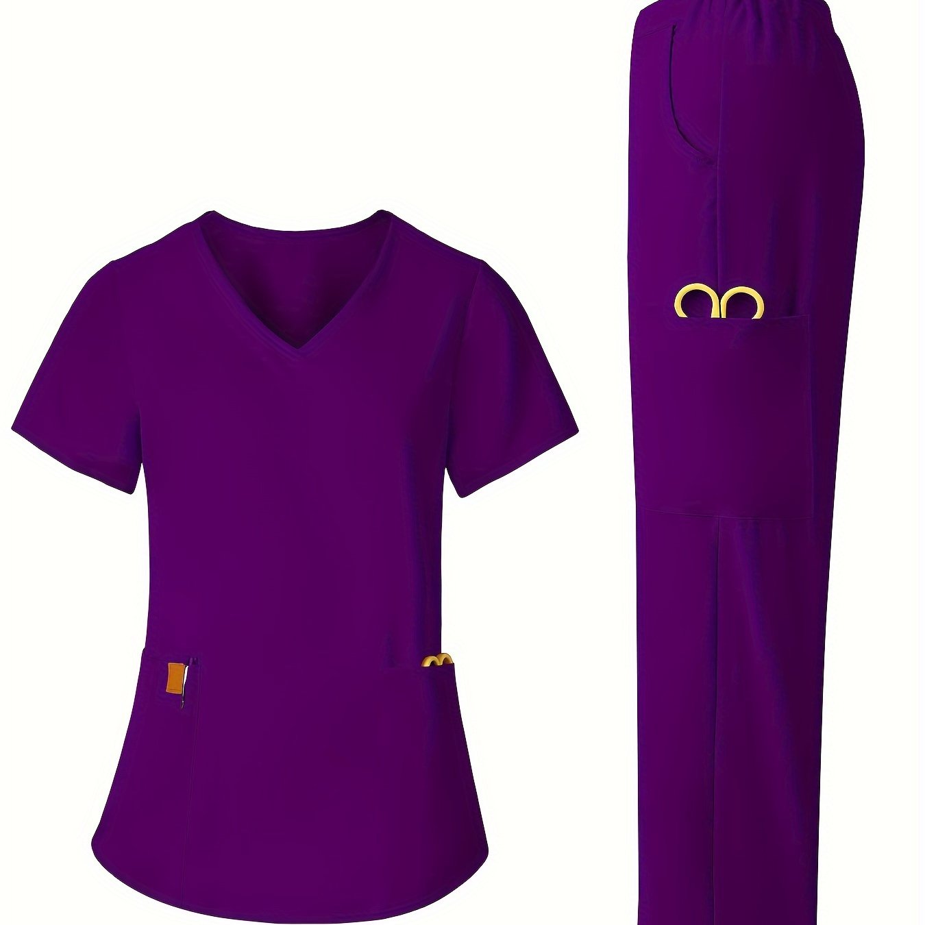 Unisex Medical Surgical Gown Set Top and Pants Polyester Spandex All Season