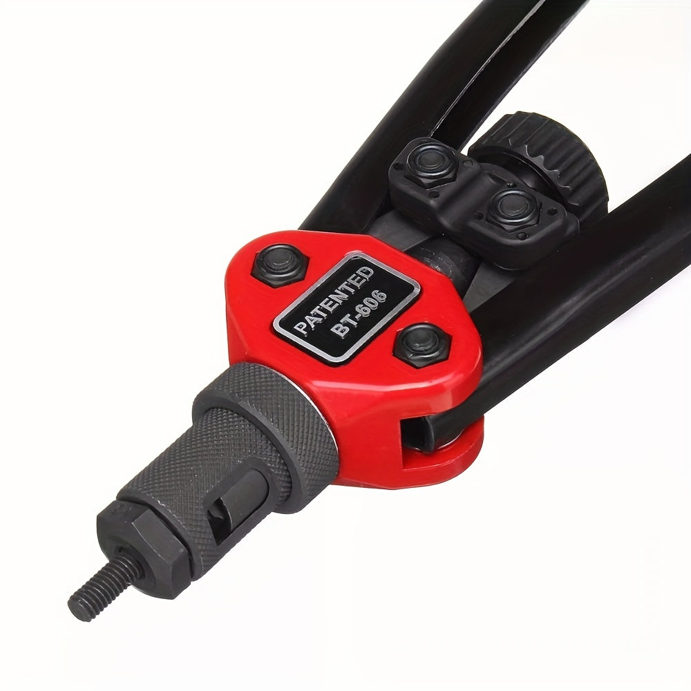 Manual Rivet Gun Kit Stainless Steel Aluminum Nuts Portable for DIY and Professional Use