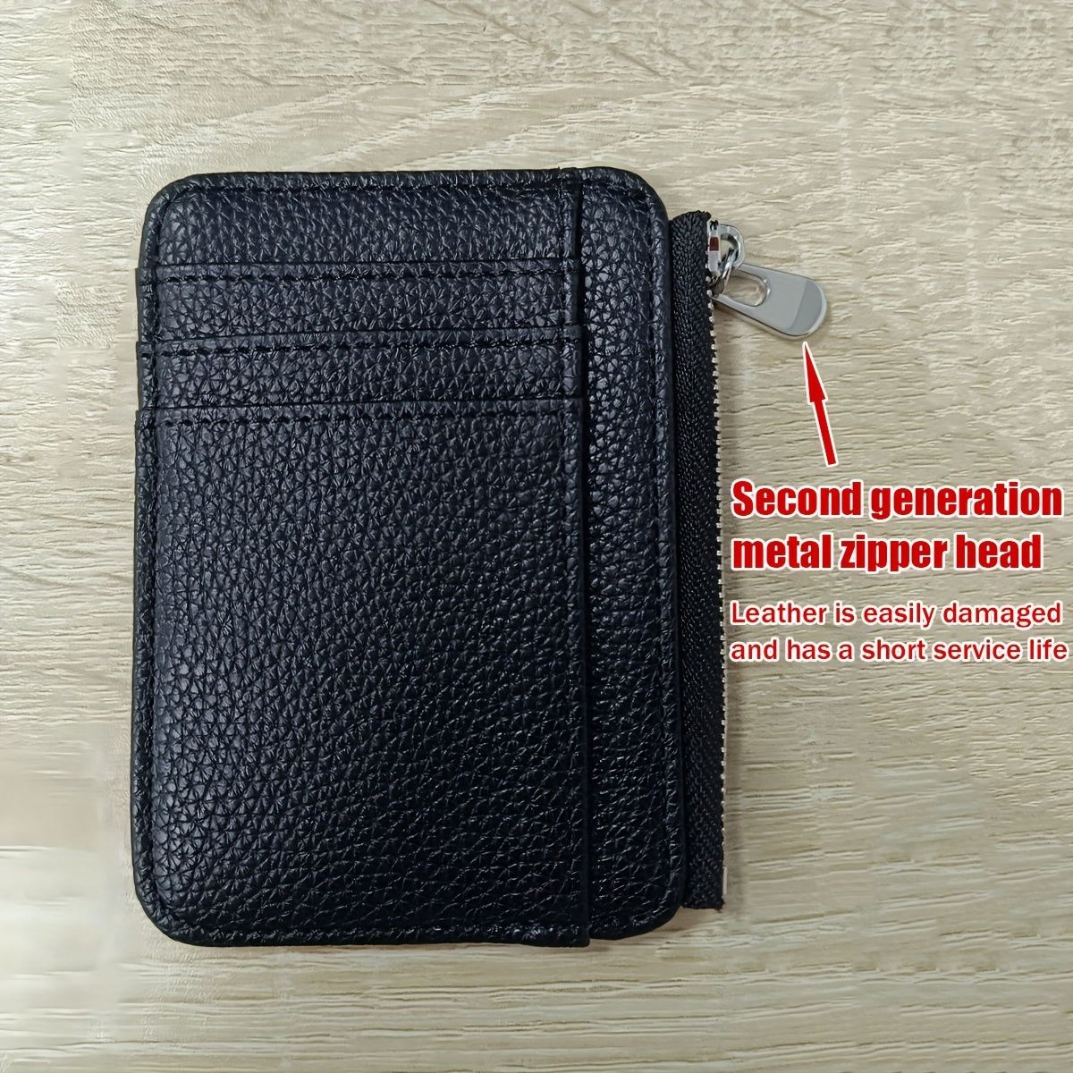 Men's Ultra-thin Coin Card Holder Wallet Credit ID Card Case Slim Portable