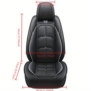 Car Seat Cover Full Set Anti-Wear Dirt-Resistant for Five-Seater Vehicles