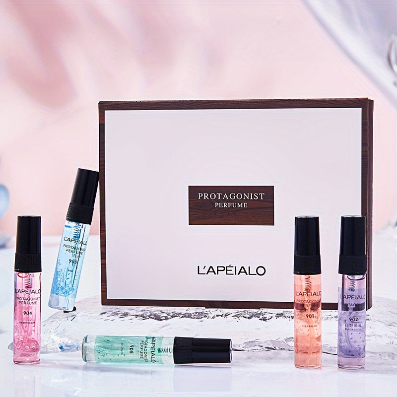 Women's Perfume Gift Set 5 Pieces 5ml Floral Long-Lasting Travel Pocket