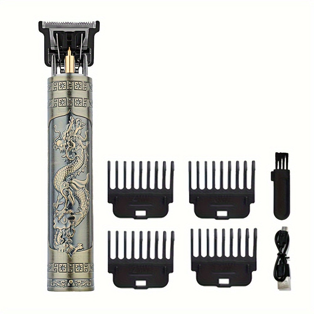 V-Vimika Elektrik Soch Qirqish Mashinasi Erkaklar Uchun, USB Qayta Zaryadlanadigan Simsiz Qirqish Mashinasi, Otalar Kuni, Yangi Yil, Sevgi Kuni, Shaxsiy Foydalanish yoki Soch Qirqish Do'koni Uchun Ideal.