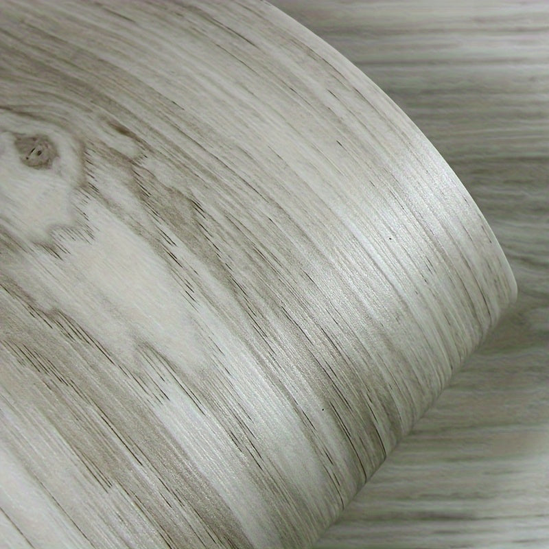 Self-Adhesive Faux Wood Floor Tile Sticker Waterproof Non-Slip Durable Decor