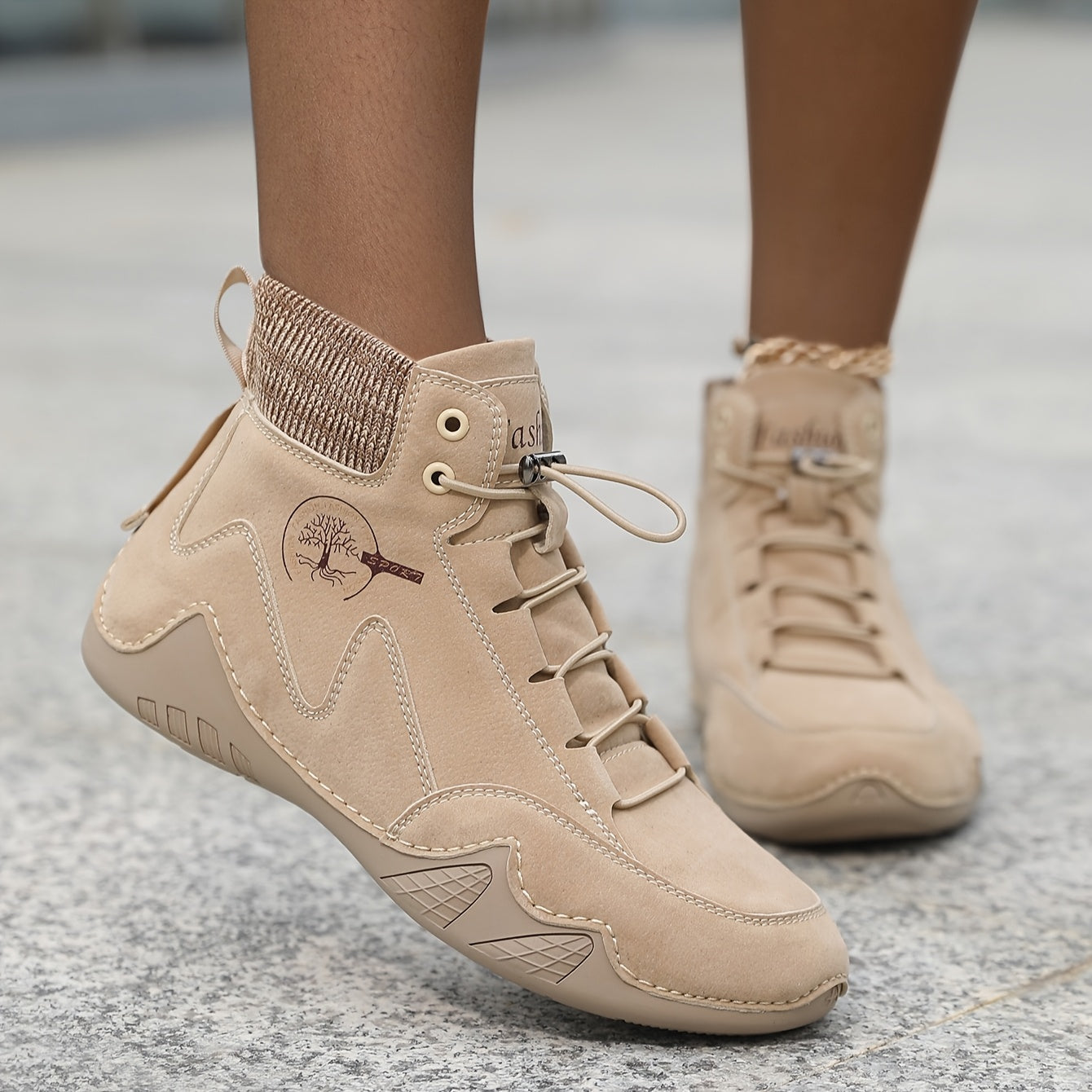 Women's Chunky Sneakers All-Season Solid Color Casual Cross-Training Shoes