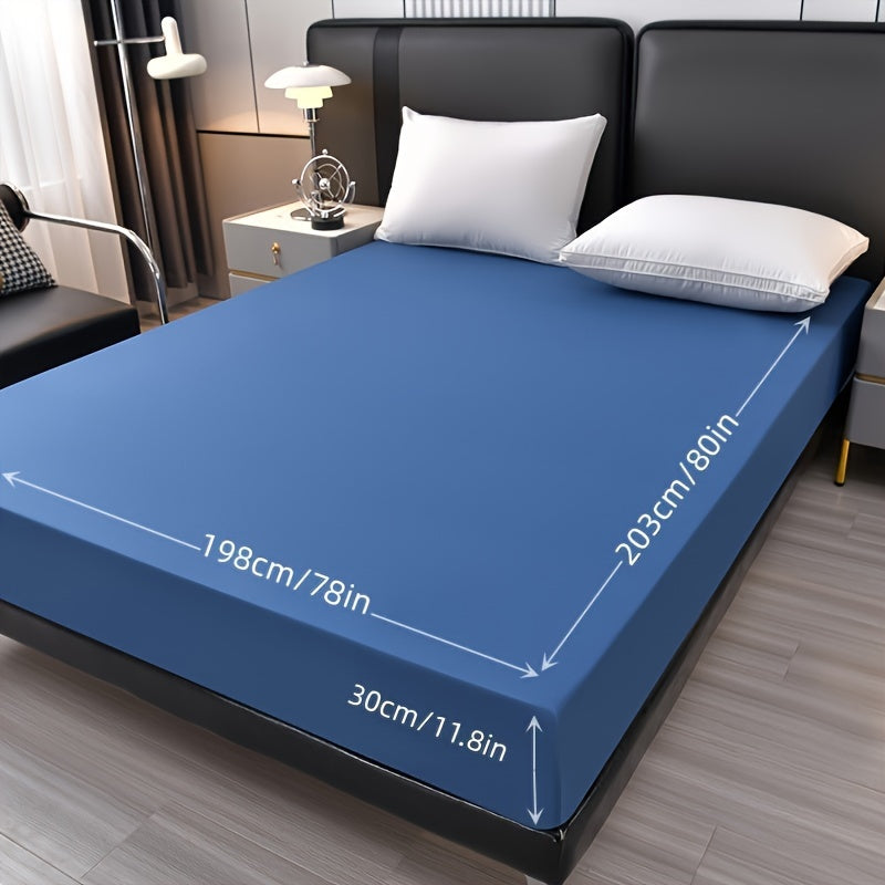 Breathable Waterproof Fitted Sheet for Bed, Deep Pocket, Comfortable Sleep