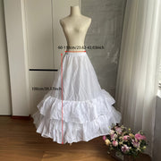 Girls Wedding Dress Crinoline Petticoat with Adjustable Size and 2 Hoop Layers