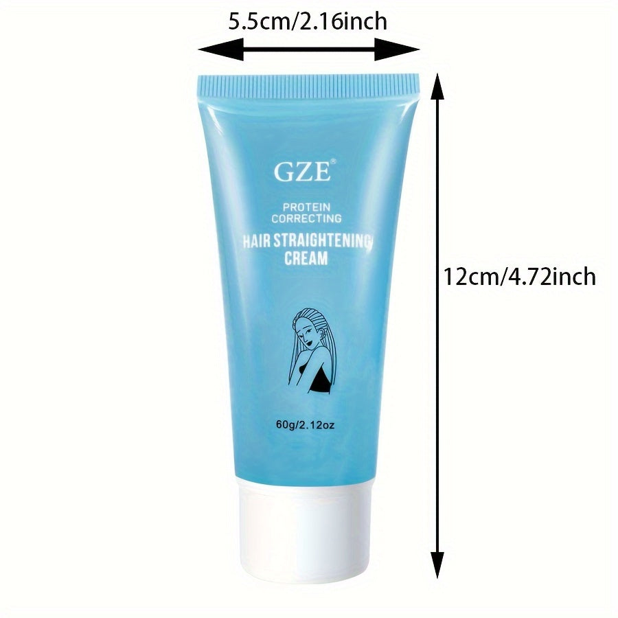 Hair Straightening Cream 60g Moisturizing Damage-Free Glossy Straightening