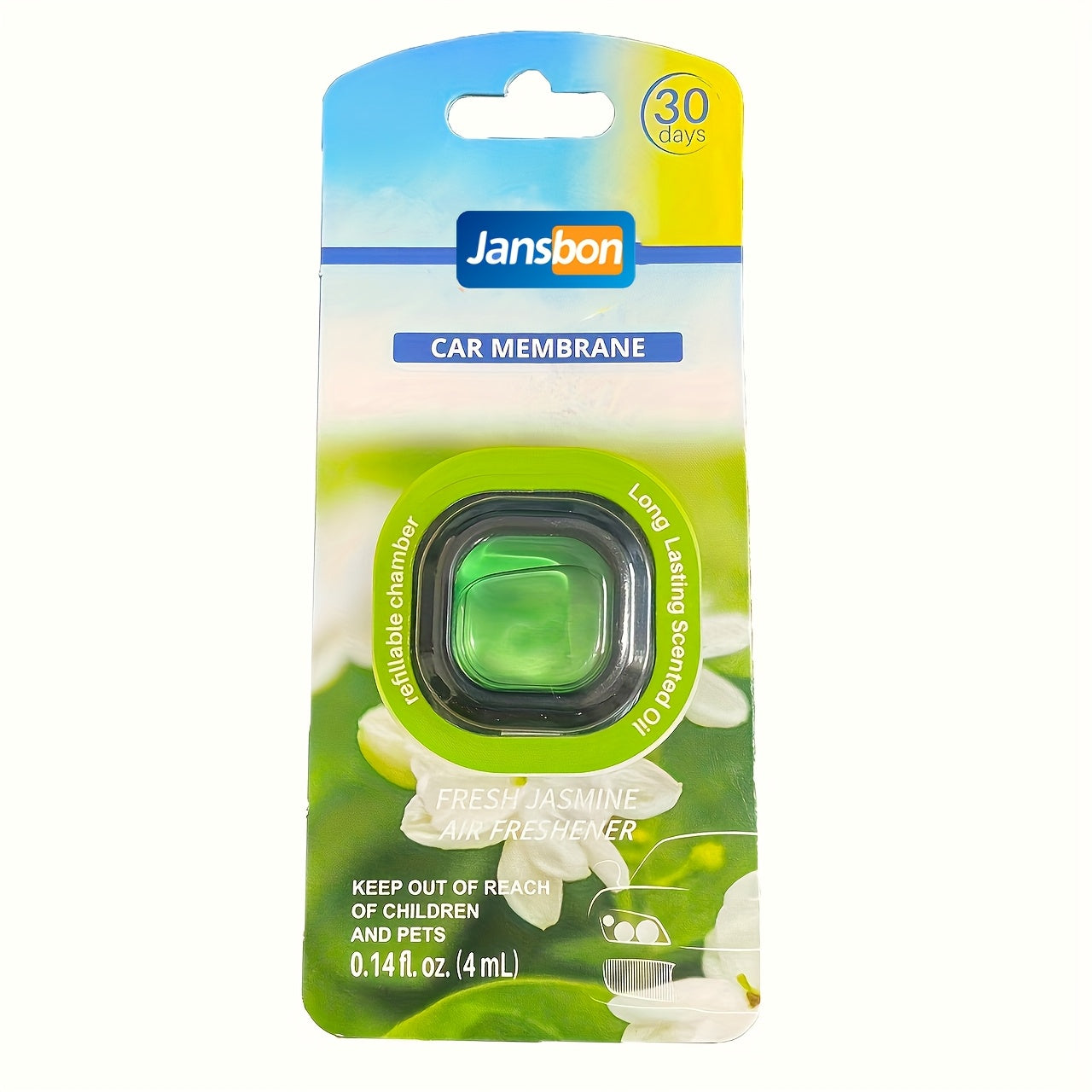 Avtomobil ichki hidi yo'qotuvchi vent klipi hidi tozalovchi 4ml Avtomobil havo tozalovchi