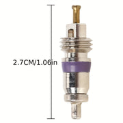 10 Pieces Copper Valve Cores for Car Air Conditioning R134a System