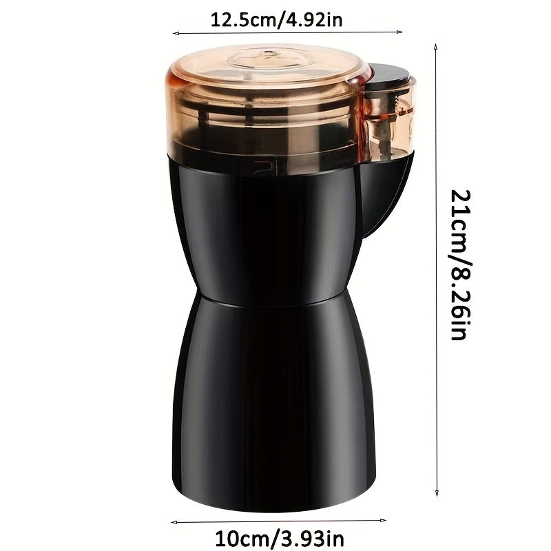 Kuchuk uchun elektr qahva maydalagich, stainless steel pichoq bilan, qahva donlari, ziravorlar, o'tlar va yong'oq uchun mos.