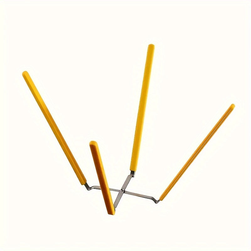 Silicone Folding Cake Cooling Rack for 12.7-22.86 cm Molds Collapsible Stainless Steel Baking Sheet