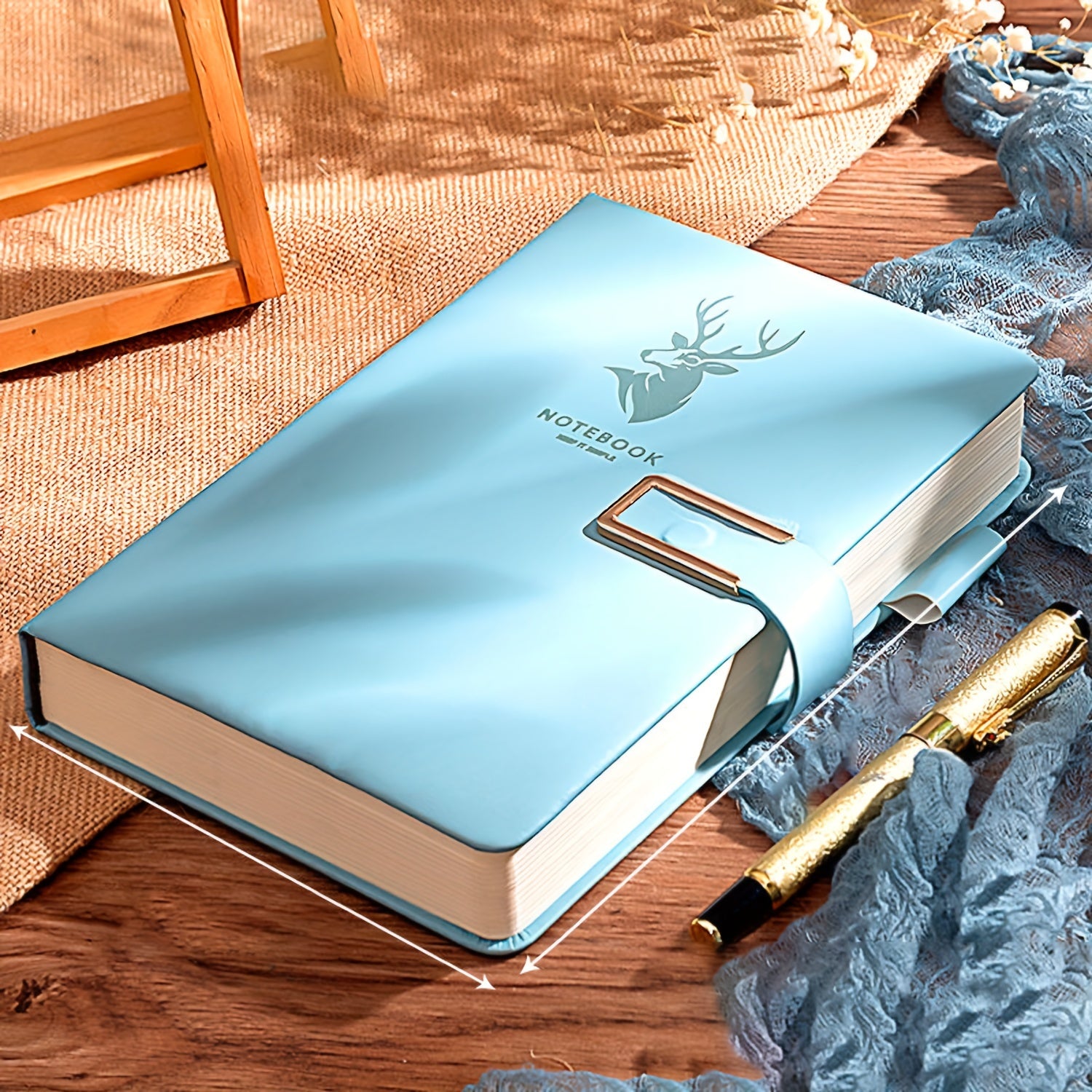 Ofis, biznes va talaba foydalanishi uchun moslashtiriladigan ultra-ingichka A5 daftari, yumshoq qopqoq, belgilovchi va suv o'tkazmaydigan dizayn.