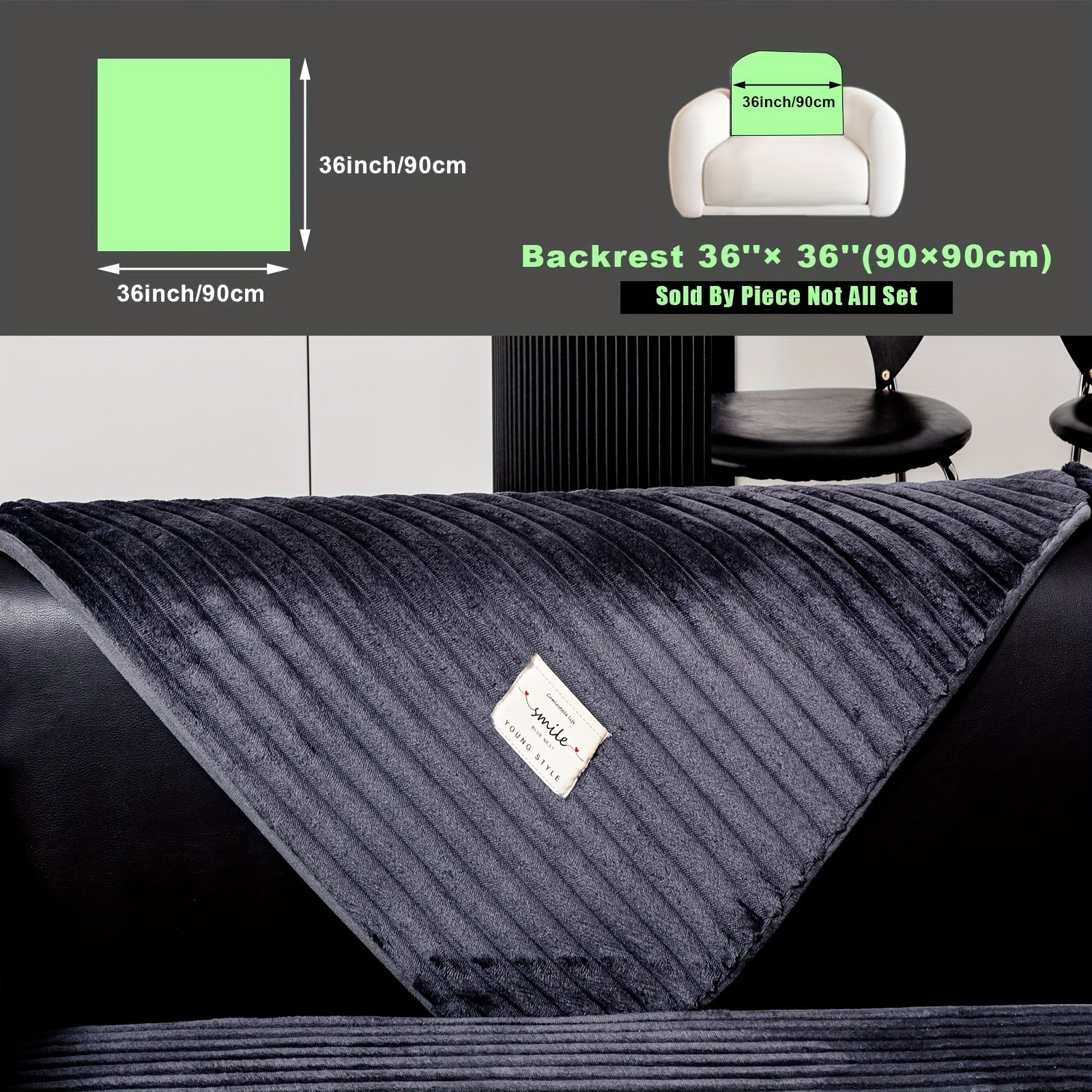 Плюшевый чехол на диван из бархата, противоскользящий, для домашних животных, моющийся в машине, современный стиль, все размеры