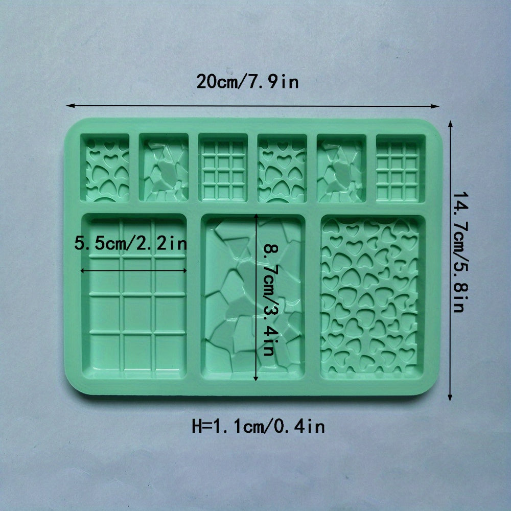 Silicone Candy and Chocolate Mold BPA-Free for DIY Ice Cubes Cakes and Kitchen