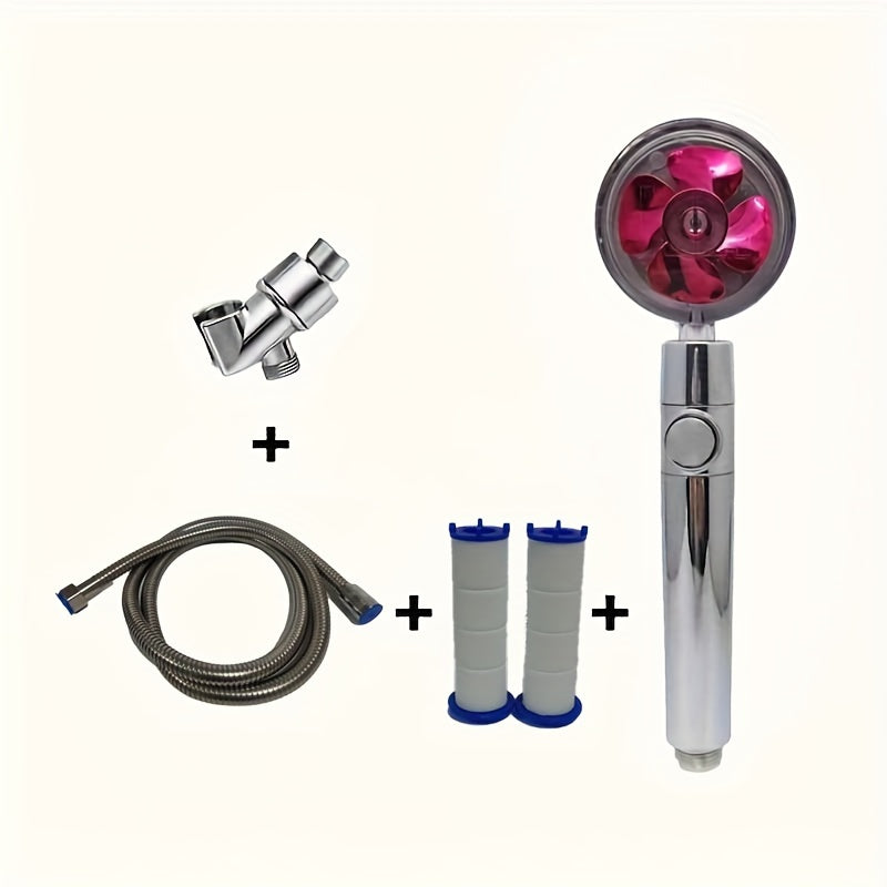 High Pressure Turbo Shower Head with Water Saving Filter for Bathroom and RV