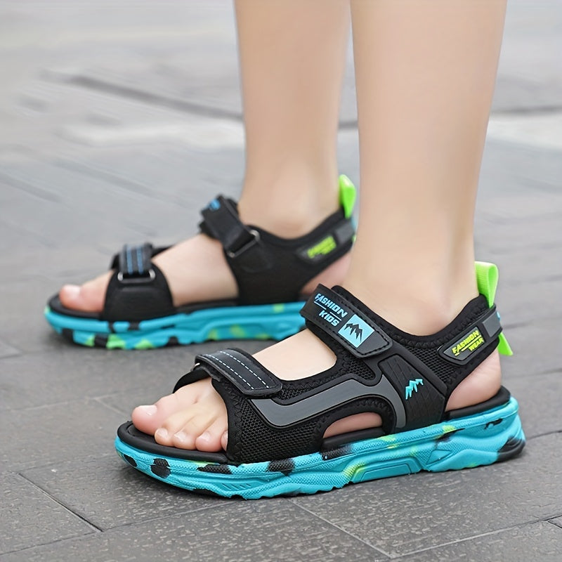 Kids Boys Sport Sandals Lightweight Breathable Open-Toe Casual Summer Shoes