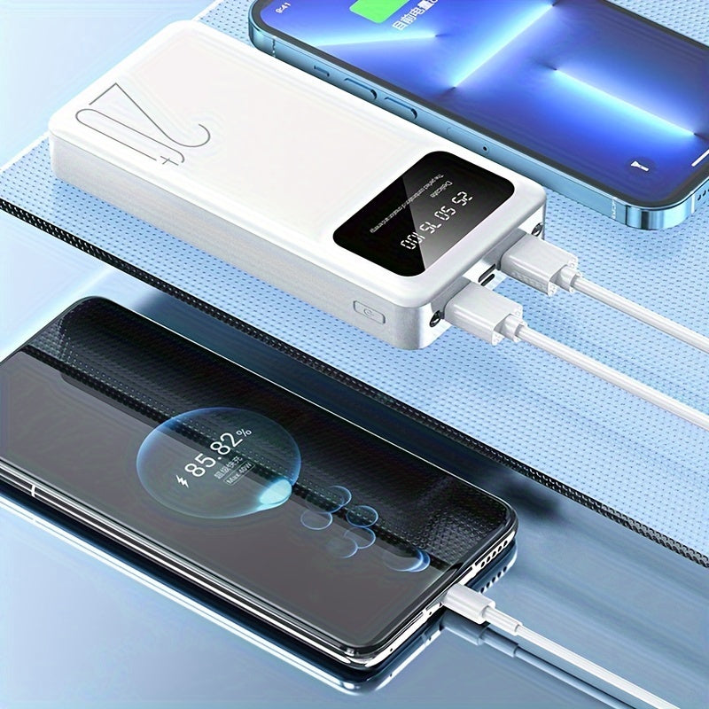 20000mAh Power Bank with Dual Input and Output Ports Rechargeable Lithium Polymer Battery