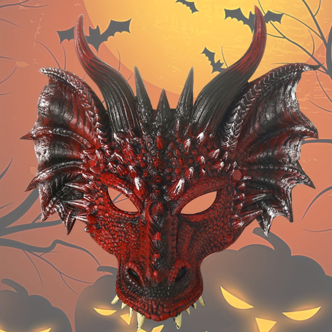 Dragon Mask Cosplay Costume Mask for Halloween and Parties Made of PU Material