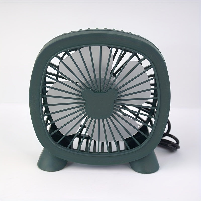 Портативный мини-вентилятор Teal с USB-питанием для охлаждения и комфорта.
