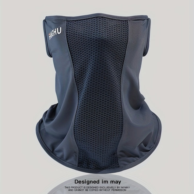 Unisex Breathable Mesh Face Mask with Sunscreen and Anti-UV Lightweight Sports Neck Gaiter