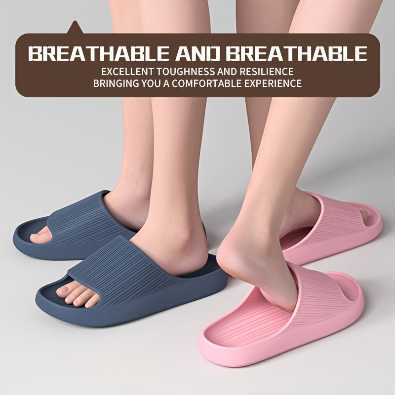 Ayollar uchun EVA slayd sandalki, sirpanmaydigan, ichki va tashqi foydalanish uchun, ochiq uchi, 4 ta rangda