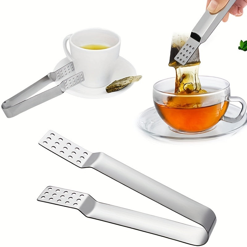 Stainless Steel Tea Bag Squeezer and Strainer for Loose Tea and Ice Cubes